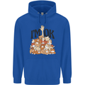 I'm OK Funny Cat Mum Dad Crazy Lady Kitten Mens 80% Cotton Hoodie Royal Blue