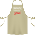 I'm Officially Retired Retirement Funny Cotton Apron 100% Organic Khaki