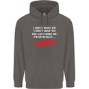 I'm Officially Retired Retirement Funny Mens 80% Cotton Hoodie Charcoal