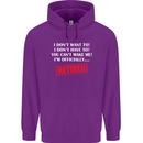 I'm Officially Retired Retirement Funny Mens 80% Cotton Hoodie Purple