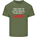 I'm Officially Retired Retirement Funny Mens Cotton T-Shirt Tee Top Military Green