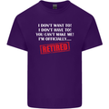 I'm Officially Retired Retirement Funny Mens Cotton T-Shirt Tee Top Purple