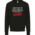 I'm Officially Retired Retirement Funny Mens Sweatshirt Jumper Black