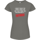 I'm Officially Retired Retirement Funny Womens Petite Cut T-Shirt Charcoal