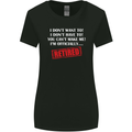 I'm Officially Retired Retirement Funny Womens Wider Cut T-Shirt Black