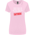 I'm Officially Retired Retirement Funny Womens Wider Cut T-Shirt Light Pink