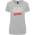 I'm Officially Retired Retirement Funny Womens Wider Cut T-Shirt Sports Grey