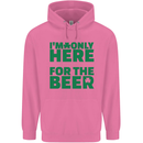 I'm Only Here for the Beer St. Patricks Day Mens 80% Cotton Hoodie Azelea
