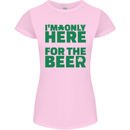 I'm Only Here for the Beer St. Patricks Day Womens Petite Cut T-Shirt Light Pink