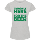 I'm Only Here for the Beer St. Patricks Day Womens Petite Cut T-Shirt Sports Grey