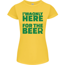 I'm Only Here for the Beer St. Patricks Day Womens Petite Cut T-Shirt Yellow