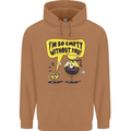 I'm So Empty Without You Funny Coffee Mens 80% Cotton Hoodie Caramel Latte