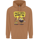I'm So Empty Without You Funny Coffee Mens 80% Cotton Hoodie Caramel Latte
