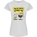 I'm So Empty Without You Funny Coffee Womens Petite Cut T-Shirt White