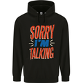 I'm Talking Funny Sacasm Sarcastic Slogan Childrens Kids Hoodie Black