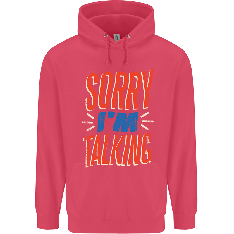 I'm Talking Funny Sacasm Sarcastic Slogan Childrens Kids Hoodie Heliconia