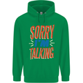 I'm Talking Funny Sacasm Sarcastic Slogan Childrens Kids Hoodie Irish Green