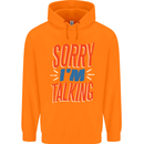 I'm Talking Funny Sacasm Sarcastic Slogan Childrens Kids Hoodie Orange
