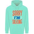 I'm Talking Funny Sacasm Sarcastic Slogan Childrens Kids Hoodie Peppermint