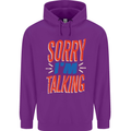 I'm Talking Funny Sacasm Sarcastic Slogan Childrens Kids Hoodie Purple