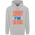 I'm Talking Funny Sacasm Sarcastic Slogan Childrens Kids Hoodie Sports Grey