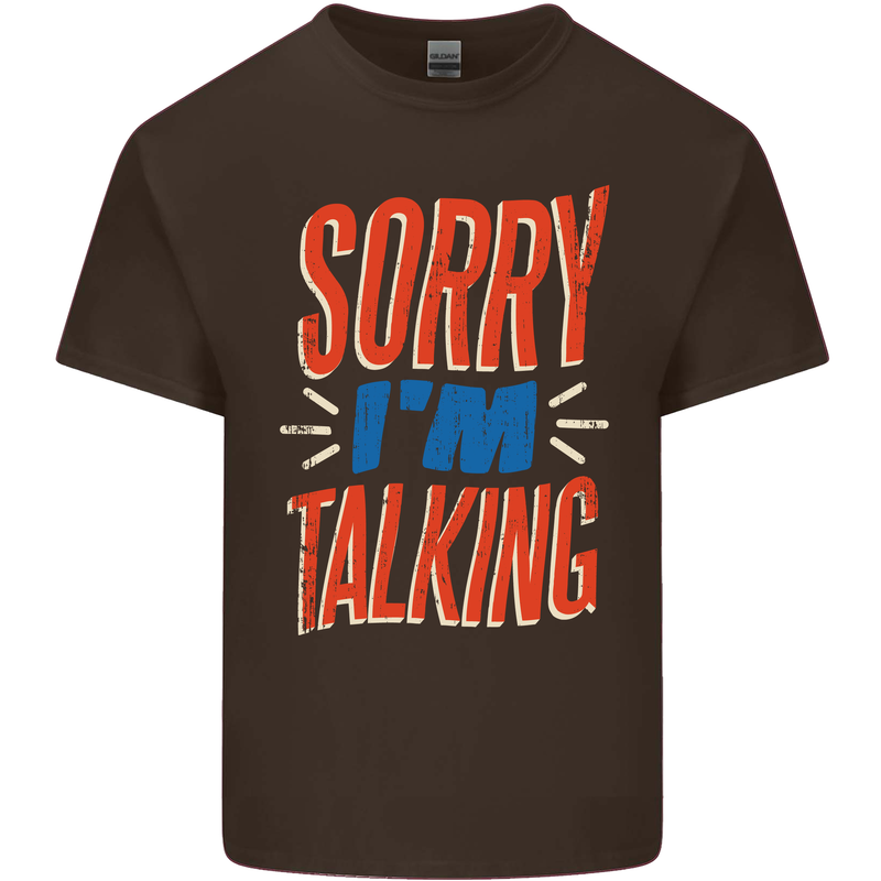 I'm Talking Funny Sacasm Sarcastic Slogan Kids T-Shirt Childrens Chocolate
