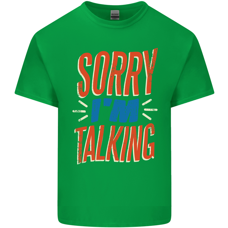 I'm Talking Funny Sacasm Sarcastic Slogan Kids T-Shirt Childrens Irish Green