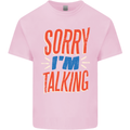 I'm Talking Funny Sacasm Sarcastic Slogan Kids T-Shirt Childrens Light Pink