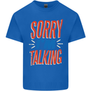 I'm Talking Funny Sacasm Sarcastic Slogan Kids T-Shirt Childrens Royal Blue