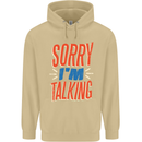 I'm Talking Funny Sacasm Sarcastic Slogan Mens 80% Cotton Hoodie Sand