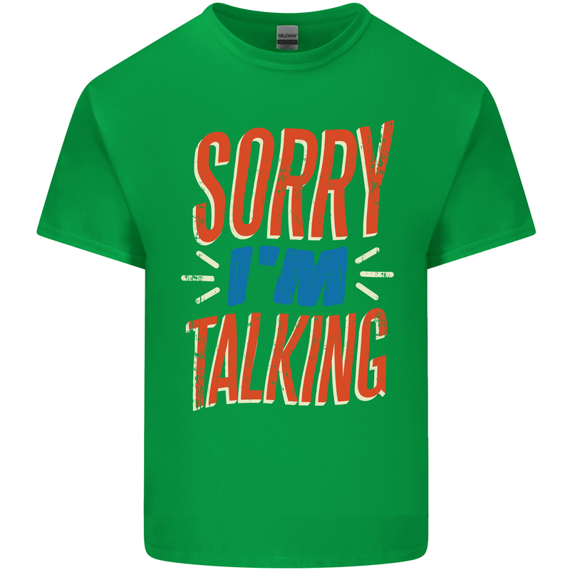 I'm Talking Funny Sacasm Sarcastic Slogan Mens Cotton T-Shirt Tee Top Irish Green