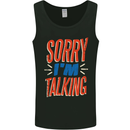 I'm Talking Funny Sacasm Sarcastic Slogan Mens Vest Tank Top Black