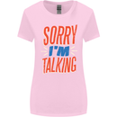 I'm Talking Funny Sacasm Sarcastic Slogan Womens Wider Cut T-Shirt Light Pink