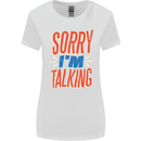 I'm Talking Funny Sacasm Sarcastic Slogan Womens Wider Cut T-Shirt White