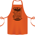 I'm Thinking Beer & Fishing Weekend Funny Cotton Apron 100% Organic Orange