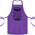 I'm Thinking Beer & Fishing Weekend Funny Cotton Apron 100% Organic Purple