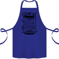 I'm Thinking Beer & Fishing Weekend Funny Cotton Apron 100% Organic Royal Blue