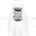 I'm Thinking Beer & Fishing Weekend Funny Cotton Apron 100% Organic White