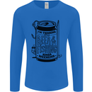 I'm Thinking Beer & Fishing Weekend Funny Mens Long Sleeve T-Shirt Royal Blue
