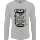 I'm Thinking Beer & Fishing Weekend Funny Mens Long Sleeve T-Shirt Sports Grey