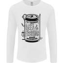 I'm Thinking Beer & Fishing Weekend Funny Mens Long Sleeve T-Shirt White