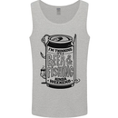 I'm Thinking Beer & Fishing Weekend Funny Mens Vest Tank Top Sports Grey
