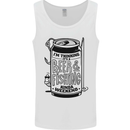 I'm Thinking Beer & Fishing Weekend Funny Mens Vest Tank Top White