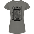 I'm Thinking Beer & Fishing Weekend Funny Womens Petite Cut T-Shirt Charcoal