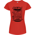 I'm Thinking Beer & Fishing Weekend Funny Womens Petite Cut T-Shirt Red