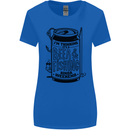 I'm Thinking Beer & Fishing Weekend Funny Womens Wider Cut T-Shirt Royal Blue