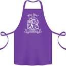 I'm Weightless Underwater Scuba Diving Cotton Apron 100% Organic Purple
