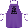 I'm Weightless Underwater Scuba Diving Cotton Apron 100% Organic Purple