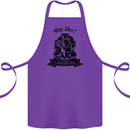 I'm Weightless Underwater Scuba Diving Cotton Apron 100% Organic Purple