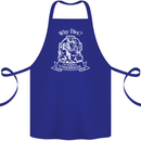 I'm Weightless Underwater Scuba Diving Cotton Apron 100% Organic Royal Blue